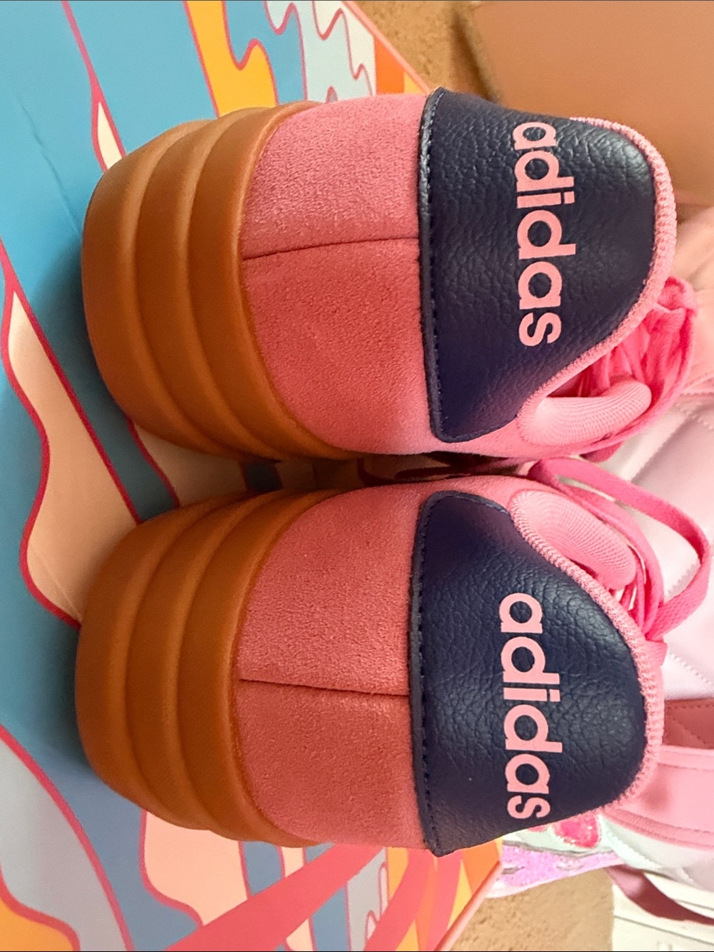 ADIDAS VL Court Bold Womens Platform Shoes - Picture 6 of 8